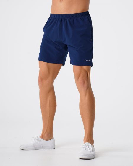 Pantalones Cortos NVGTN Flex Hombre Azul Marino España | 9Lgmk0xq