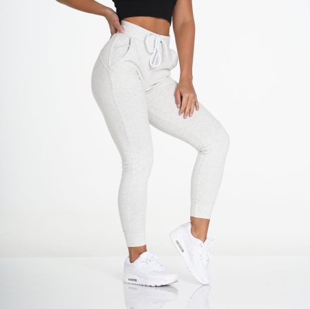 Pantalones Jogger NVGTN Relax Mujer Gris Claro España | pQ3uHZGG