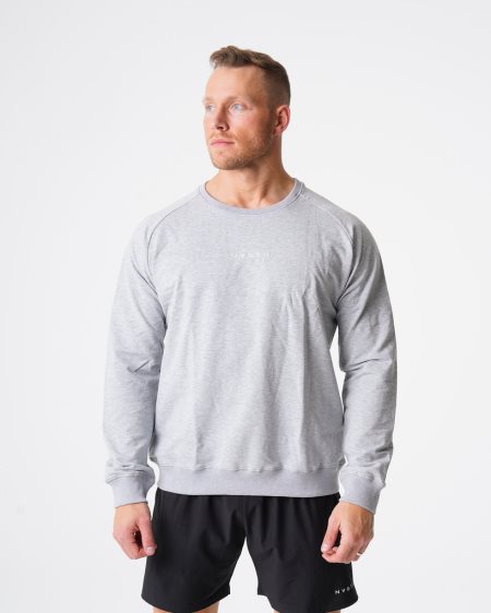 Sudaderas NVGTN Crew Neck Hombre Gris España | DoMo8rz5