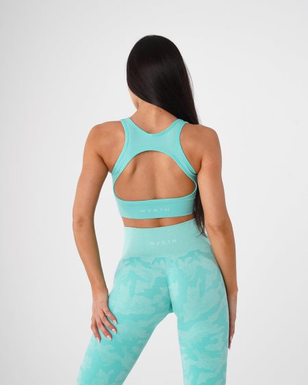 Sujetadores Deportivos NVGTN Eclipse Seamless Mujer Verde Menta España | ho97PCKd