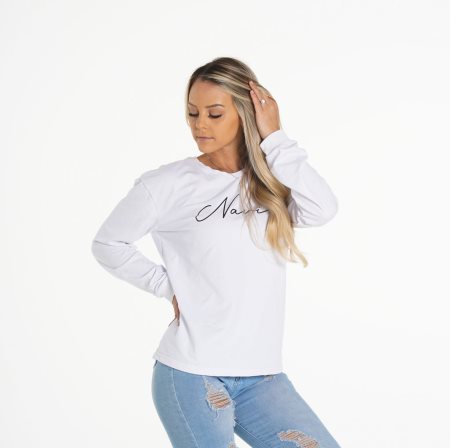 Tops NVGTN Navi Crew Neck Mujer Blancas España | PoP9KiyF